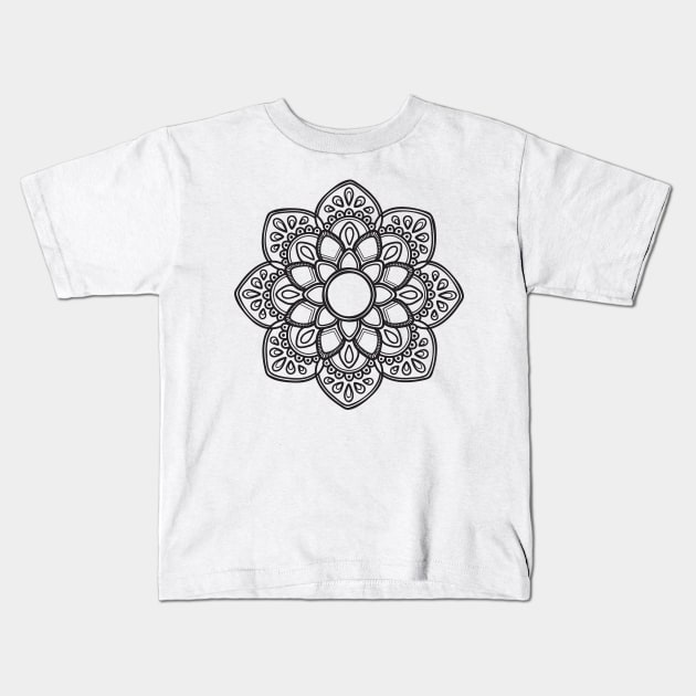 Mandala #18 Kids T-Shirt by hoddynoddy